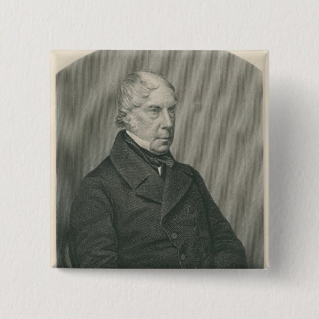 George Hamilton-Gordon, 4th Earl of Aberdeen Button (Front)