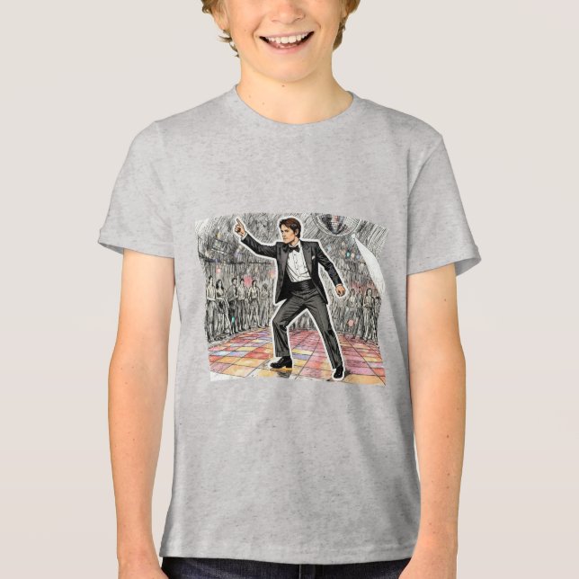 George Hamilton (Resident evil outbreak) Tri-Blend Shirt (Front)
