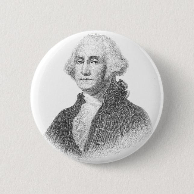 George-Iconic Pinback Button (Front)