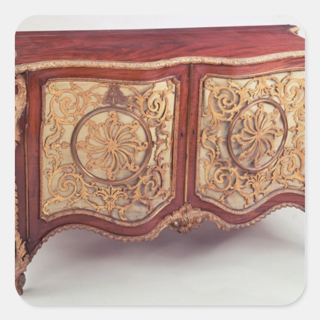 George III commode Square Sticker (Front)