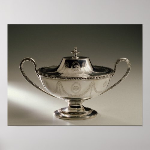 George III sauce tureen and cover Poster