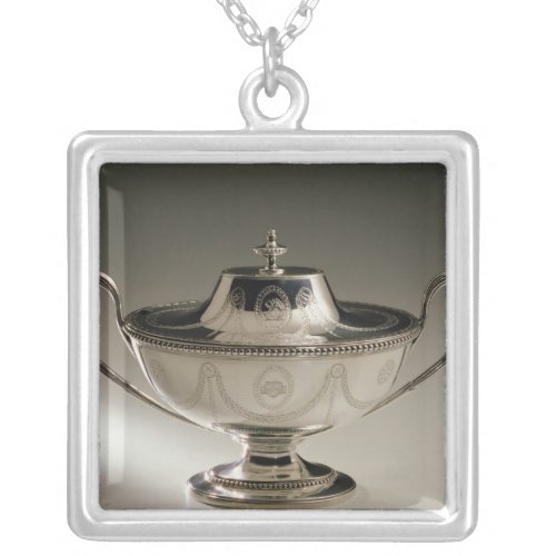 George III sauce tureen and cover Silver Plated Necklace