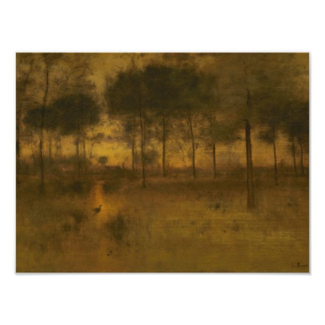 George Inness - The Home of the Heron Photo Print (Front)