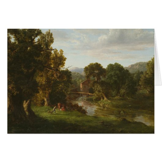George Inness - The Old Mill Cards (Front Horizontal)