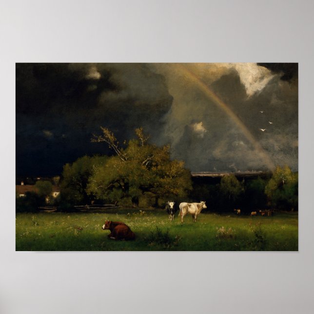 George Inness - The Rainbow Poster (Front)