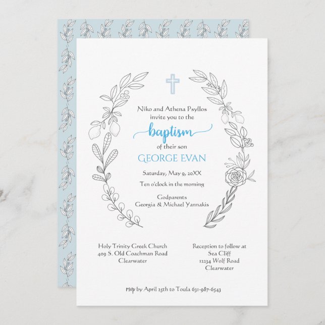 George Invitation (Front/Back)
