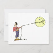 "George Lassos the Moon" Card (Front)