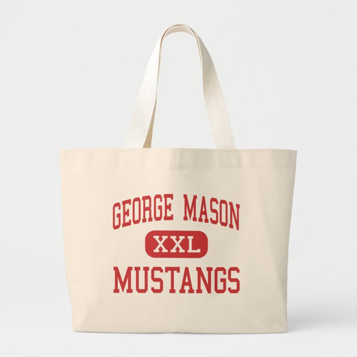George Mason   Mustangs   Middle   Falls Church Tote Bags