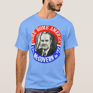George McGovern 1972 Presidential Campaign Button T-Shirt