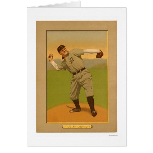 George Mullin Tigers Baseball 1911 Cards (Front)