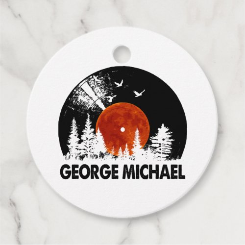 George Name Record Music Forest Gift  Favor Tags