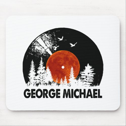 George Name Record Music Forest Gift  Mouse Pad