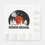George Name Record Music Forest Gift  Napkins