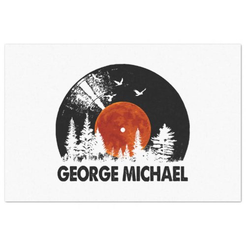 George Name Record Music Forest Gift  Tissue Paper