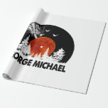 George Name Record Music Forest Gift  Wrapping Paper