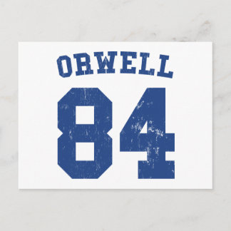 George Orwell 1984 Jersey Postcard