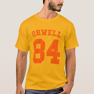 George Orwell 84 1984 jersey T-Shirt