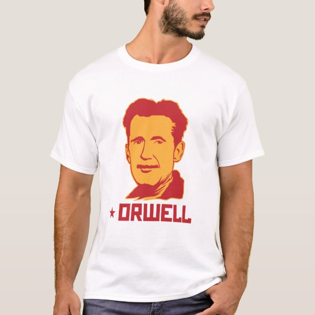 George Orwell 84 1984 jersey T-Shirt (Front)