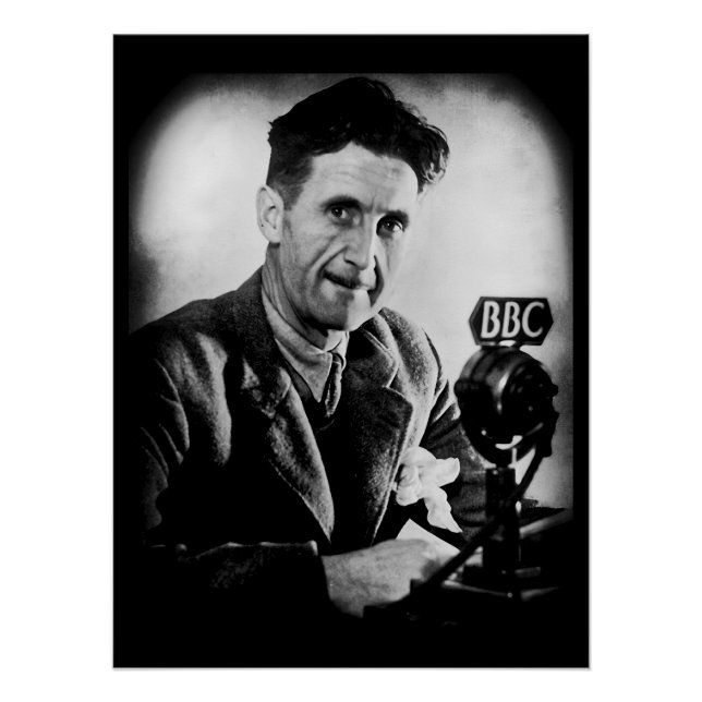 George Orwell at the BBC Poster (Front)