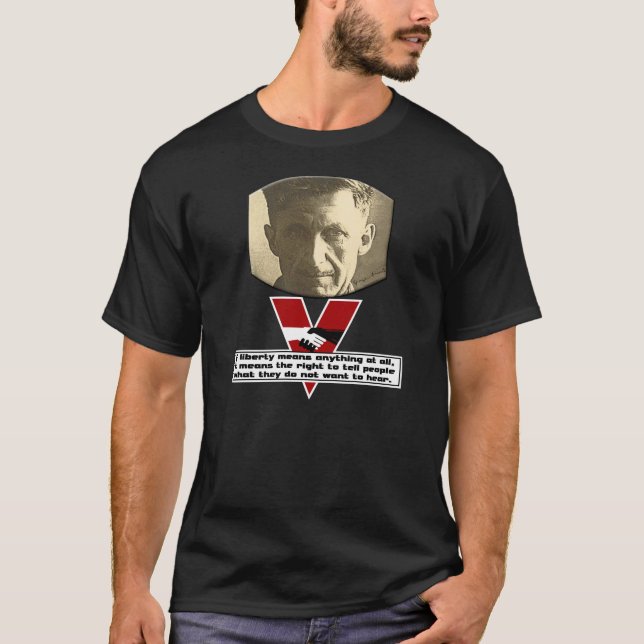 George Orwell - Liberty T-Shirt (Front)