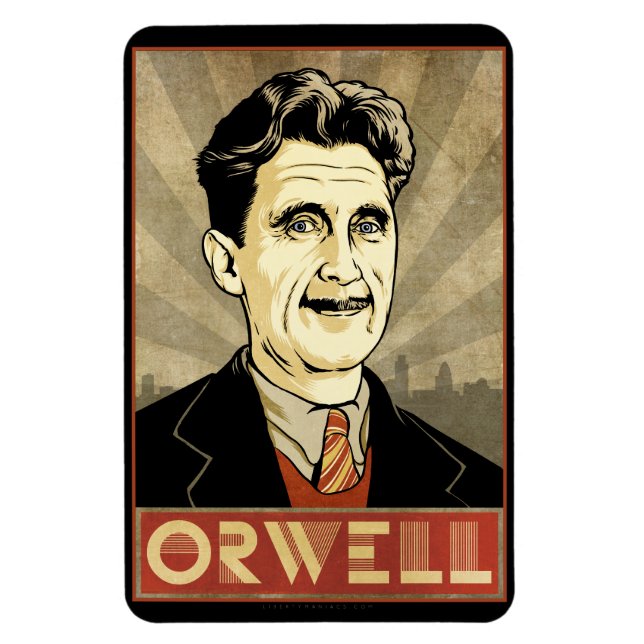 George Orwell Premium Magnet (Vertical)