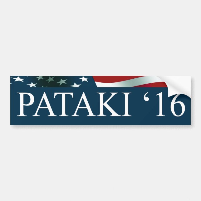 George Pataki 2016 Bumper Sticker (Front)