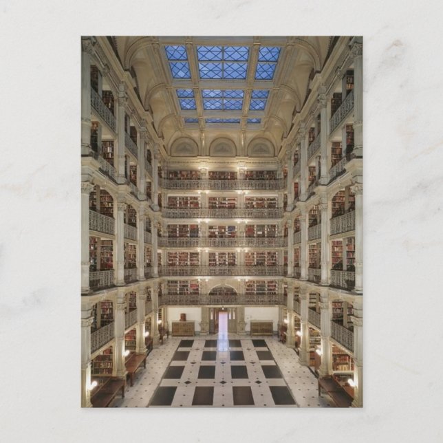 George Peabody Library Postcard (Front)