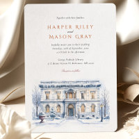 George Peabody Library Winter Wedding