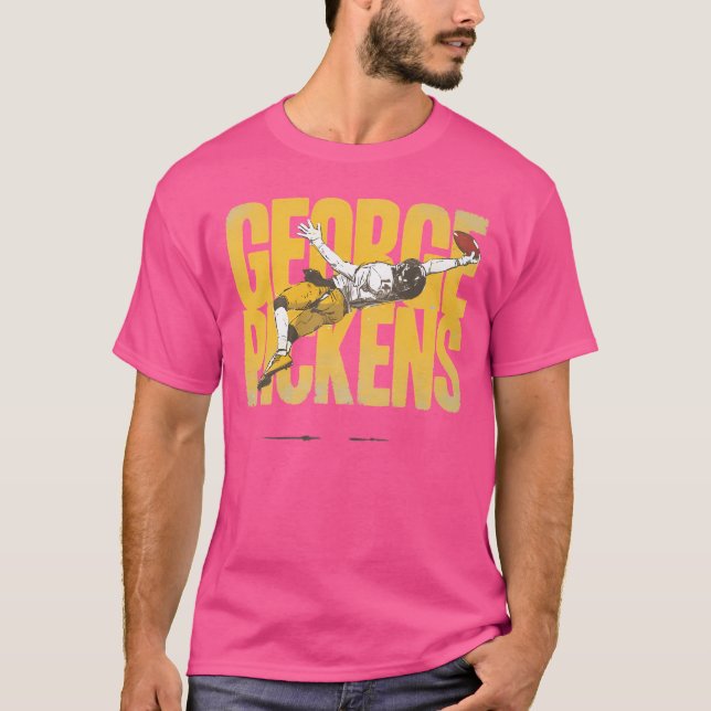George Pickens One Hand Catch Bold T-Shirt (Front)