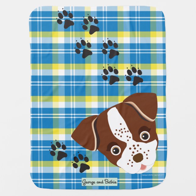 George: Plaid for You Blanket (Front)