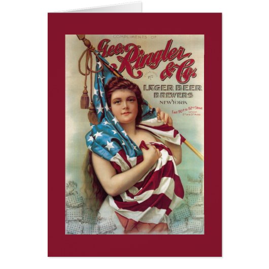 George Ringler & CO. Beer Poster Cards (Front)