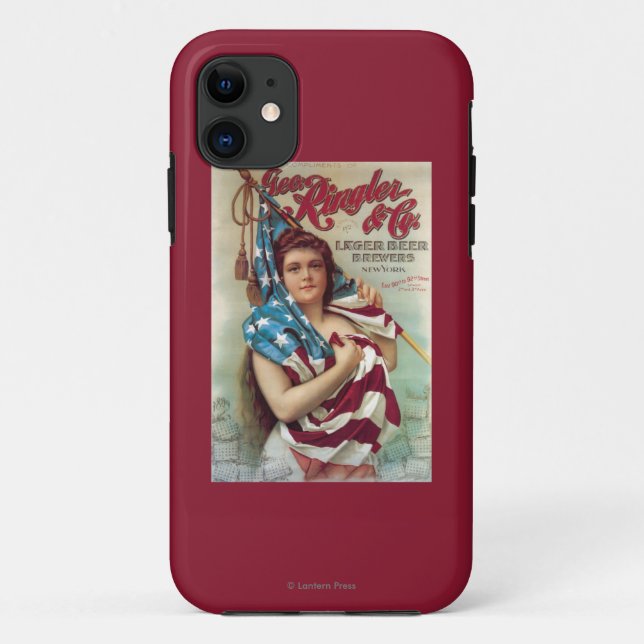 George Ringler & CO. Beer Poster Case-Mate iPhone Case (Back)