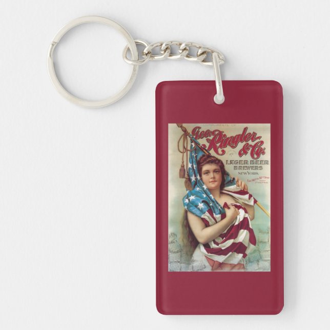 George Ringler & CO. Beer Poster Keychain (Front)