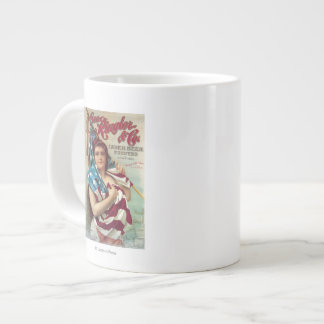 George Ringler & CO. Beer Poster Large Coffee Mug