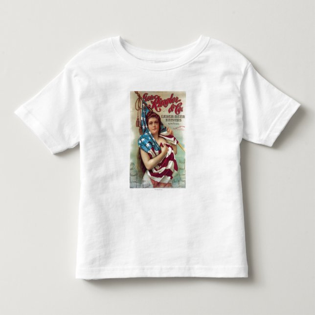 George Ringler & CO. Beer Poster Toddler T-shirt (Front)