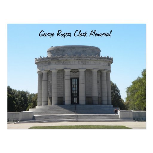 George Rogers Clark Memorial ~ Vincennes, Indiana Postcard | Zazzle