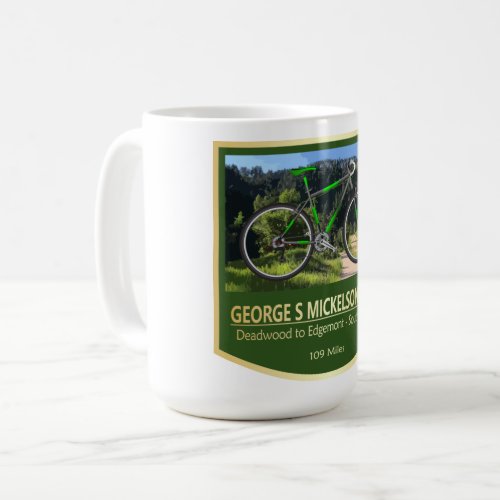 George S Mickelson Trail bike2 Coffee Mug