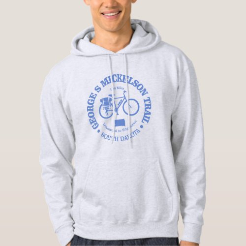 George S Mickelson Trail cycling Hoodie