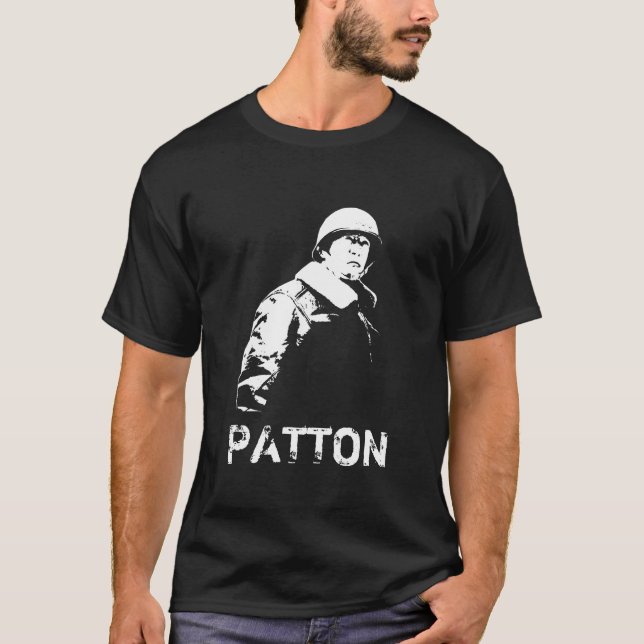 George S. Patton -- War Hero T-Shirt (Front)