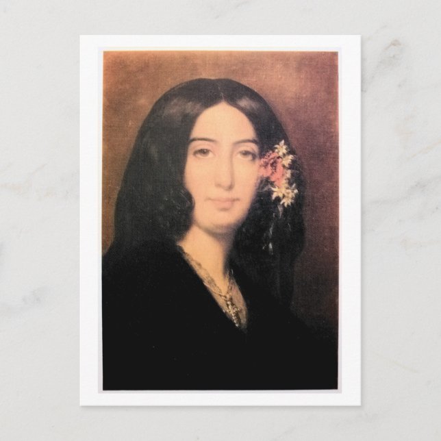 George Sand by Charpentier Postcard (Front)