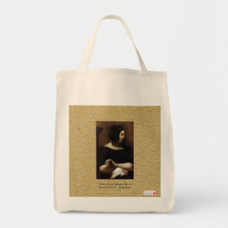 George Sand "One Happiness" Canvas Tote Bag