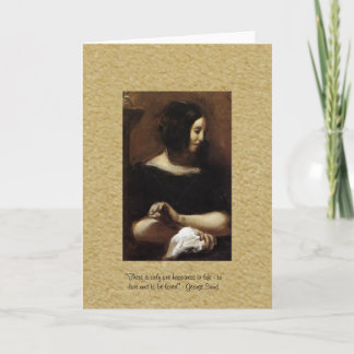 George Sand "One Happiness" Greeting Card