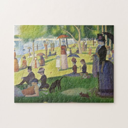 George Seurat A Sunday on La Grande Jatte Famous Jigsaw Puzzle