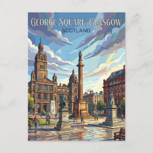 George Square United Kingdom Postcard