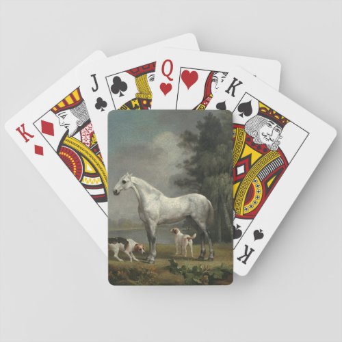 George Stubbs _ A Dapple Gray Hunter Playing Cards