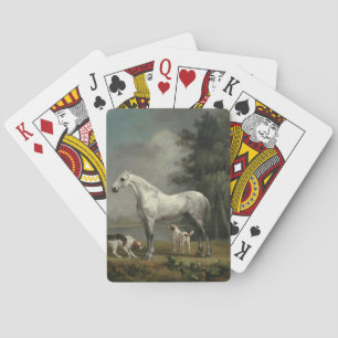 George Stubbs - A Dapple Gray Hunter Poker Cards