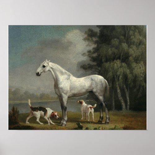 George Stubbs _ A Dapple Gray Hunter Poster