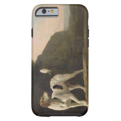 George Stubbs  A Foxhound c1760 oil on paper l Tough iPhone 6 Case