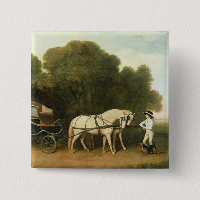 George Stubbs | A Phaeton with a Pair of Cream Pon Button (Front)