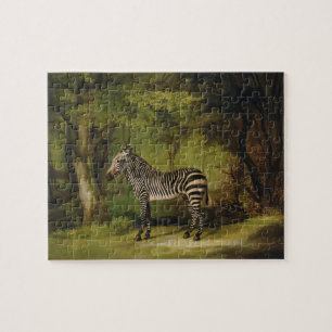 George Stubbs   A Zebra, 1763 (oil on canvas) Jigsaw Puzzle